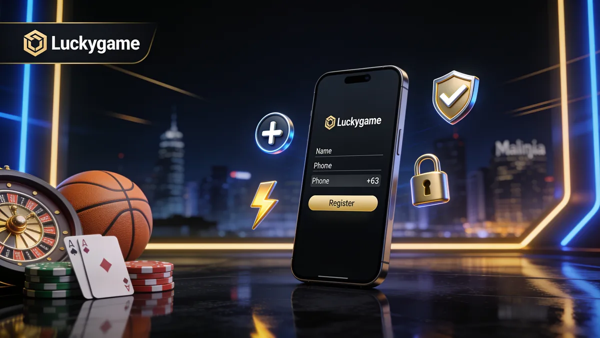 luckygame in the Philippines — How to Register an Account at LuckyGame